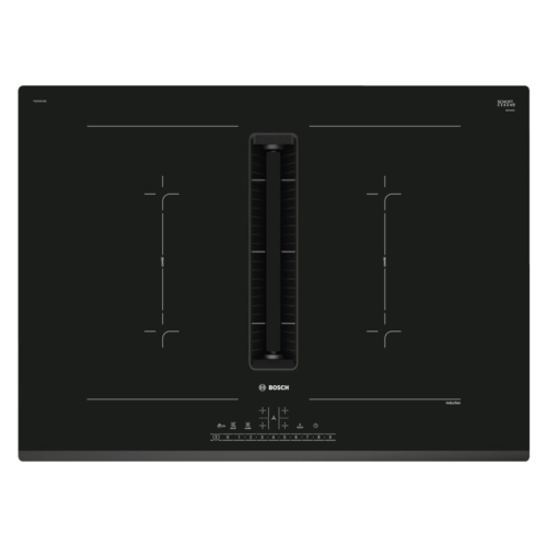 Bếp từ 4 vùng nấu kết hợp hút mùi Bosch PVQ731F15E