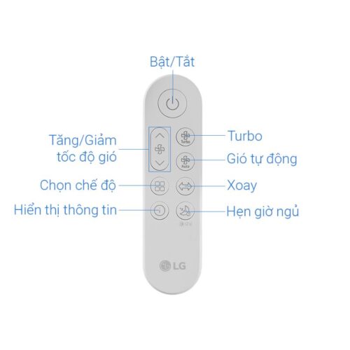 Điều khiển máy lọc không khí PuriCare AeroTower Hit LG FS15GPBK0.ABAE