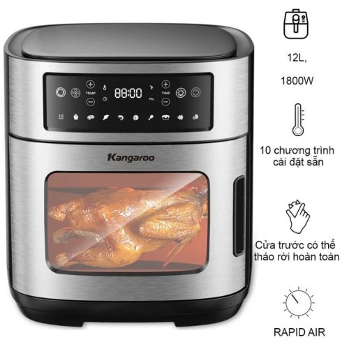 Lò Chiên Không Dầu 12 Lít Kangaroo KG12AF1A