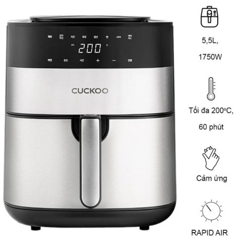 Nồi chiên không dầu Cuckoo CAF-G0510T Màu Đen
