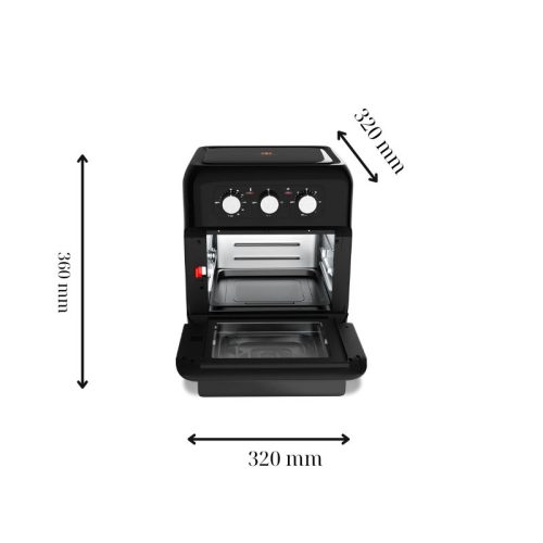 Kích thước nồi chiên không dầu Hawonkoo AFH-100-TL